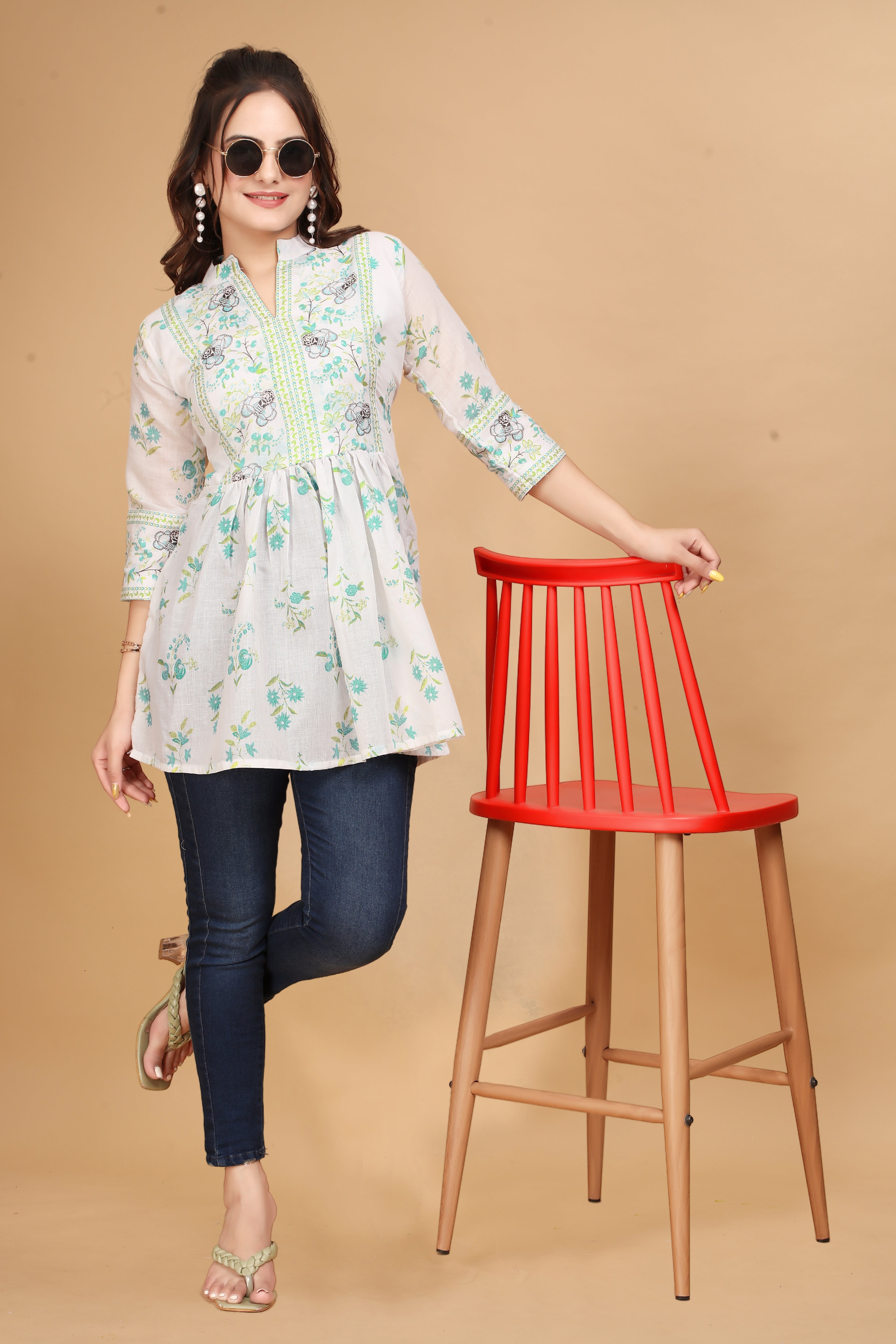 WOMEN Floral Printed Tunic