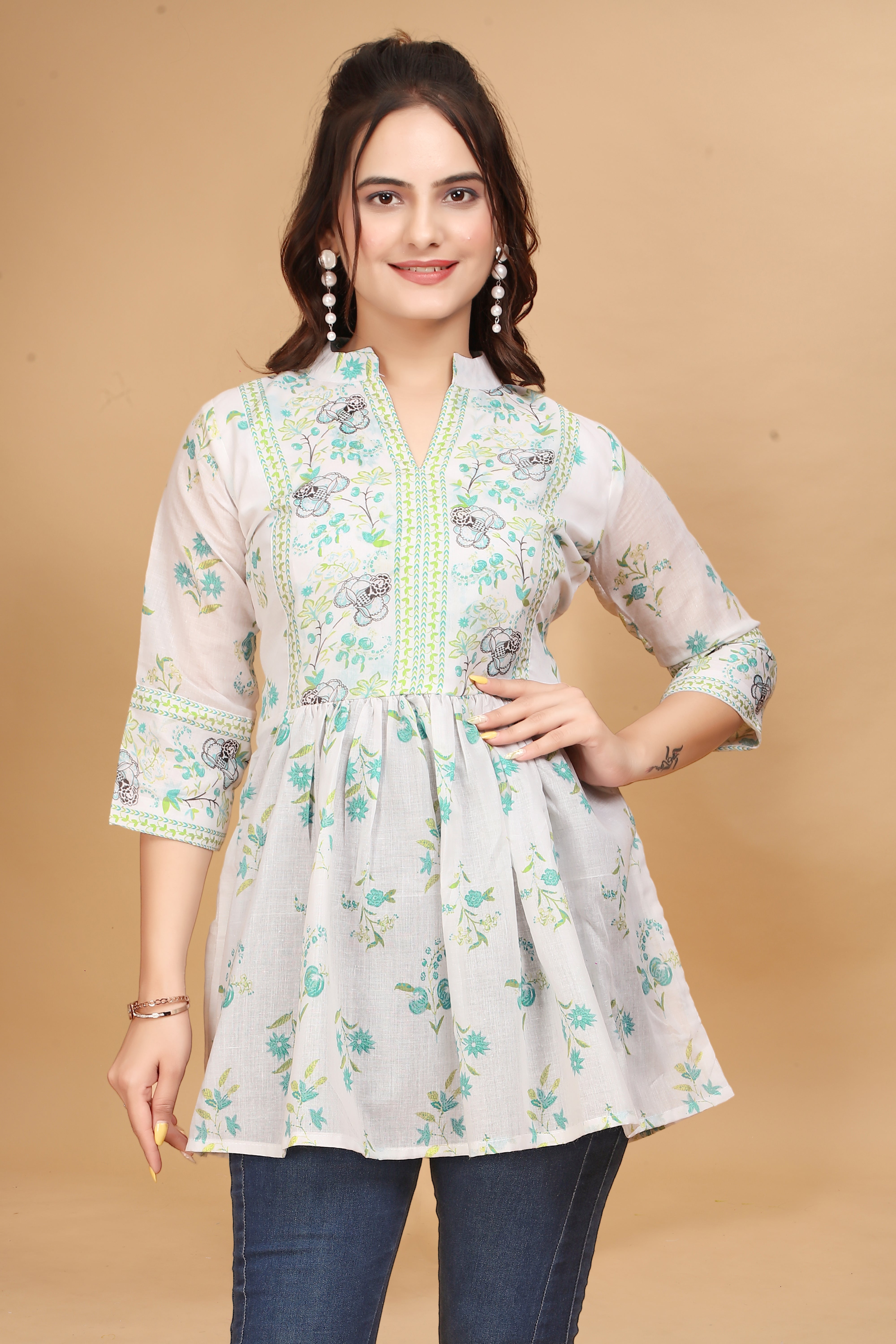 WOMEN Floral Printed Tunic